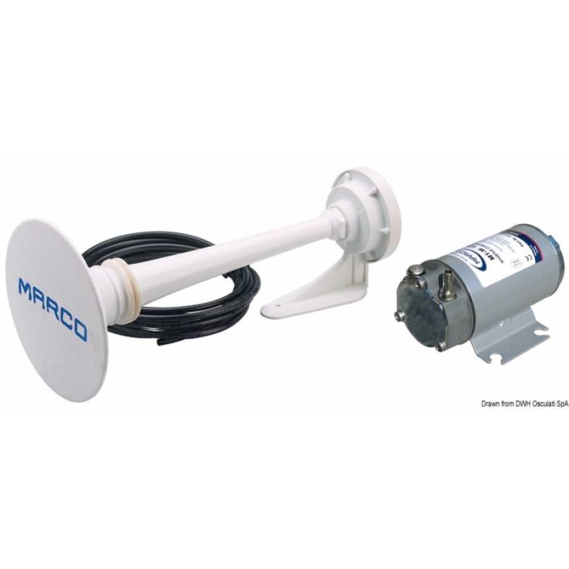 Tromba MARCO in ottone con compressore - foto 1