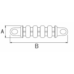 Molla ormeggio Inox silenziata - foto 2