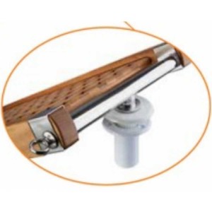 Passerella pieghevole super leggera in legno marino - foto 2