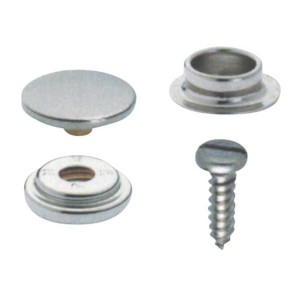 Bottoni in ottone cromato - foto 2