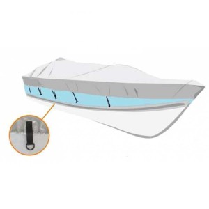 Telo Trem Light copri barca e gommone colore argento 210D - foto 2