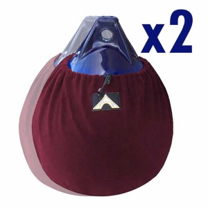 Fender Covers Kit 2 copriparabordi BORDEAUX per Polyform serie A