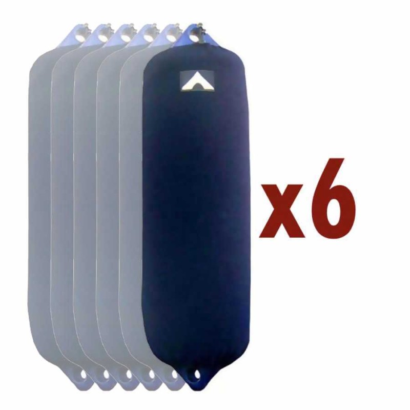 Kit 6 copriparabordi BLU NAVY per Polyform serie F - foto 1