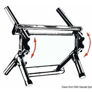 Scaletta pieghevole fissaggio su murata - foto 5