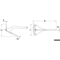 Ancora pieghevole smontabile ANKERPLEX in Alluminio anodizzato - foto 3