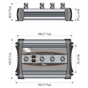Separatore di carica Quick ECS223 220A MOSFET - foto 2