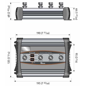Separatore di carica Quick ECS163 160A MOSFET - foto 2