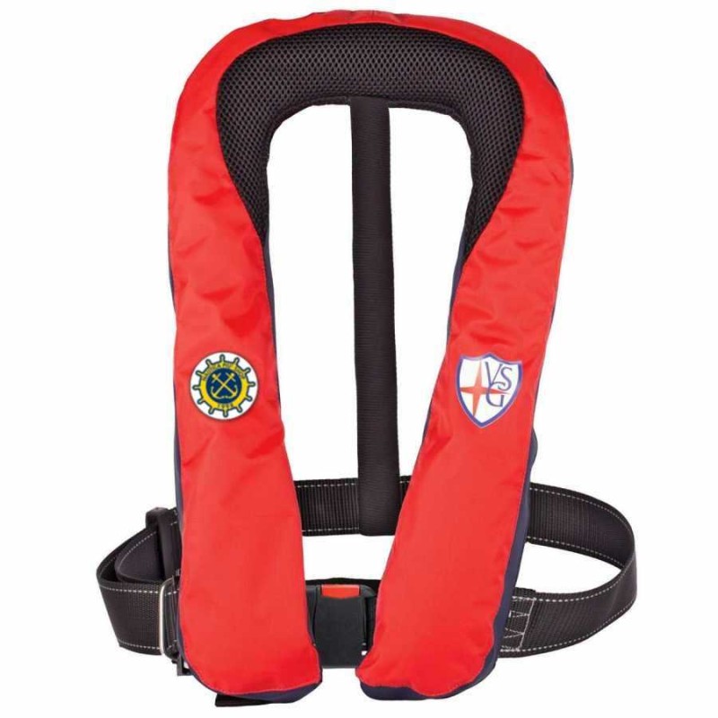 Giubbotto salvataggio autogonfiabile Skipper 150N con Sottogamba - foto 1
