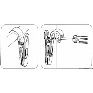 Clip per fissaggio oggetti vari - foto 3