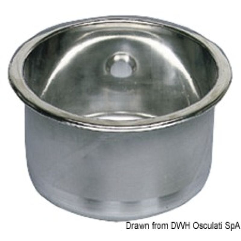 Lavello tondo in acciaio inox - foto 1