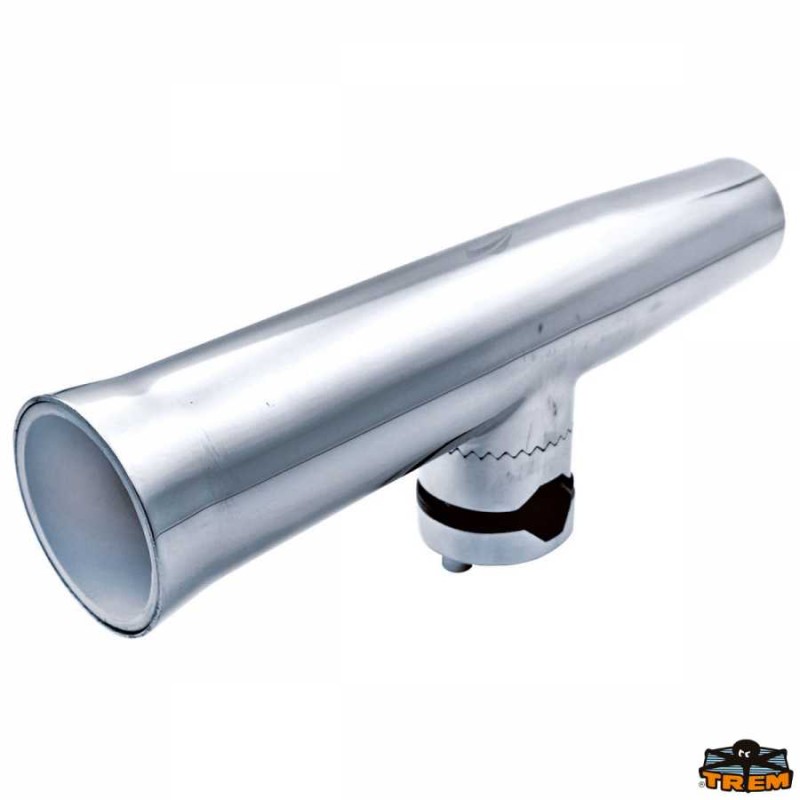 Portacanne con attacco a pulpito e corrimano AISI 316 per tubo 25-32 - foto 1