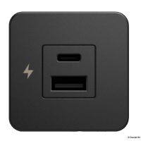 Presa doppia USB-A + USB-C SCANSTRUT Tile - foto 2