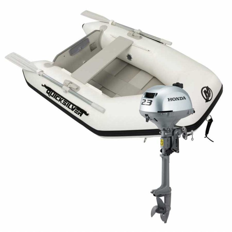 Quicksilver gommone TENDY 200 a listelli + motore Honda 2.3 HP - foto 1