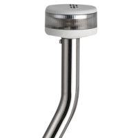 Osculati Asta luminosa completa di fanale di fonda Evoled 360° - Versione angolata ed estraibile con basetta inox fissaggi in piano