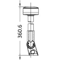 Fanale di fonda con asta abbattibile LED 360° con inclinazione regolabile - foto 5