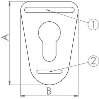 Fibbia di fissaggio sistema Mickey - foto 3