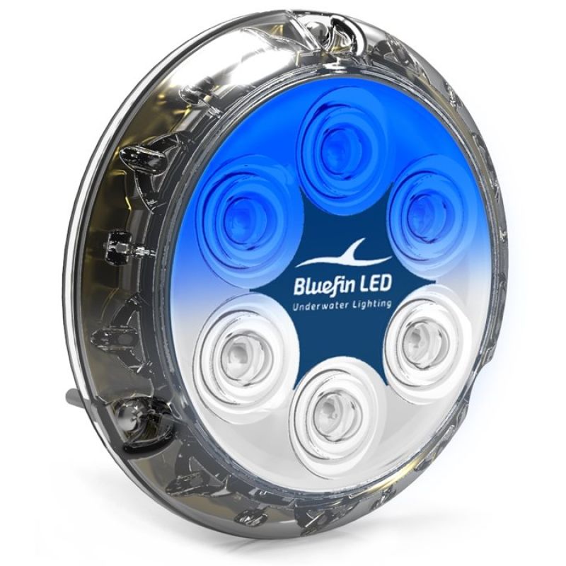 Bluefin LED Piranha P12 Faro Subacqueo 12/24V 6200 Lumen IP68 Nautico - foto 1