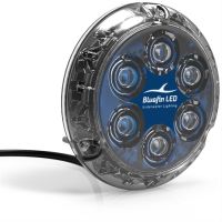 Bluefin LED Piranha P12 Faro Subacqueo 12/24V 6200 Lumen IP68 Nautico - foto 3