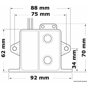 Interruttore WHALE C elettronico automatico per pompe di sentina - foto 2