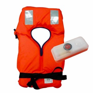 Lalizas Kit 6 pezzi Giubbotto Salvagente Lalizas 100N e Luce LED Solas