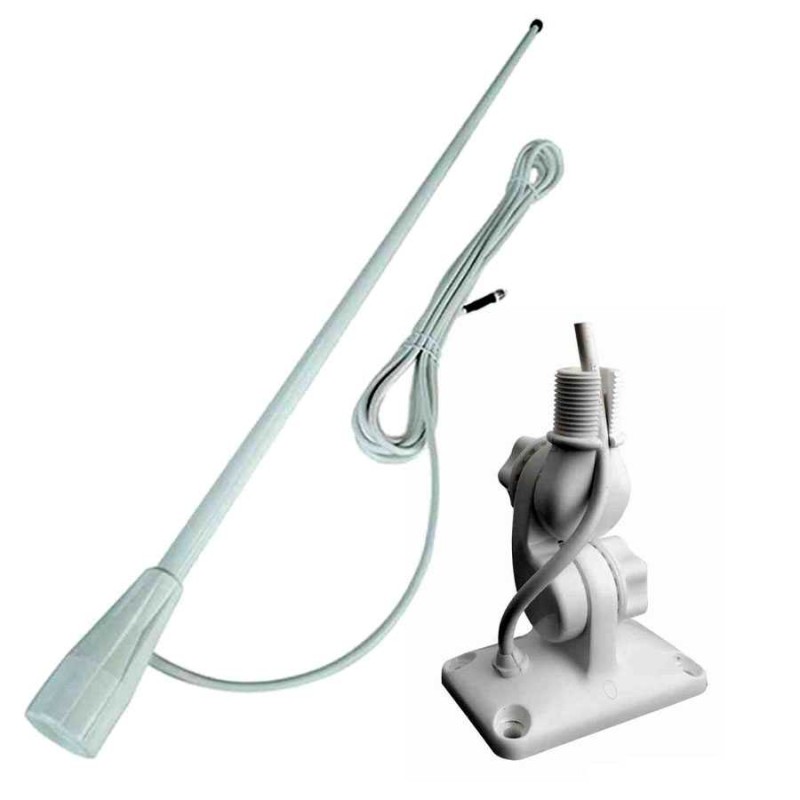 Kit Antenna VHF e base Glomex con passacavo - foto 1