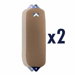Fender Covers Kit 2 copriparabordi NOCCIOLA per Polyform serie F