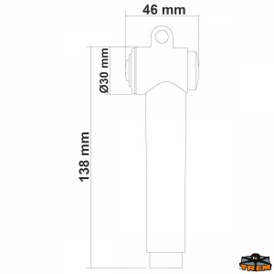 Doccetta in ottone e ABS - foto 2