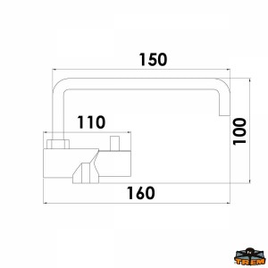 Rubinetto  abbattibile mixer canna profonda - foto 3