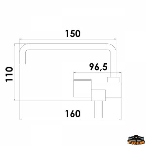 Rubinetto  abbattibile acqua fredda canna profonda - foto 3