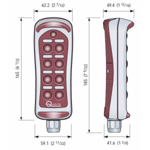 Quick HRC 1008 pulsantiera a 8 tasti multiuso - foto 2