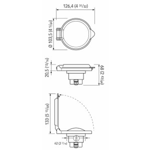 Cassetta teleruttori Quick T6315. 12-24V 150A IP66 - foto 2