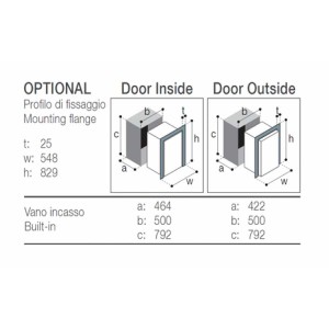 Frigo freezer Airlock VitriFrigo C85i, unità refrigerante interna - foto 2