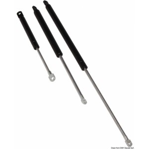 Osculati Molla a gas in acciaio verniciato occhio - occhio