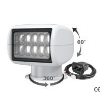 SeaFlo Faro LED orientabile SeaFlo 02 Series con telecomando cablato – Searchlight nautico alta potenza 360° IP65