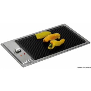 Can Barbecue elettrico vetroceramico in Acciaio Inox