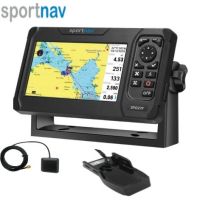 Sportnav Navigatore GPS Sportnav SPO27F, ecoscandaglio 7” a Colori con Trasduttore e Antenna GPS
