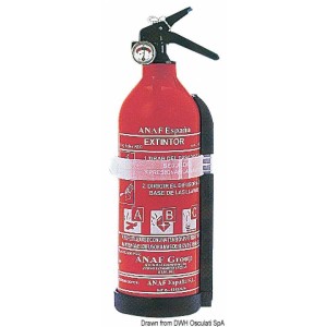  Estintore a polvere omologato MED con manometro
