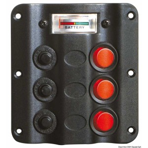 Pannello elettrico Wave Design con interruttori a bascula con LED - foto 5