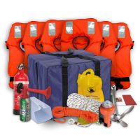 Nautica Più Kit Sicurezza Barca 6 Persone Entro 6 Miglia – Dotazioni Complete in Borsa Impermeabile