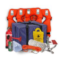 Nautica Più Kit Sicurezza Barca 4 Persone Entro 3 Miglia – Dotazioni Complete in Borsa Impermeabile