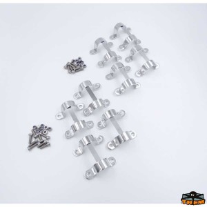 Telaio regolabile porta zattera in acciaio inox Aisi 316 tubo  dm. 30mm. - foto 2