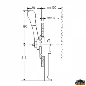 Comando monoleva TELEFLEX 700SS a doppia azione - foto 2